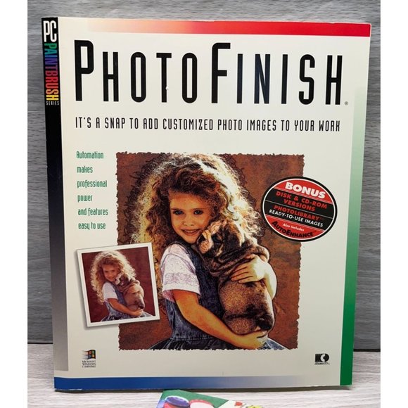 Photo Finish for Windows Users Guide PC Paintbrush Series ZSoft NO SOFTWARE - Picture 8 of 12